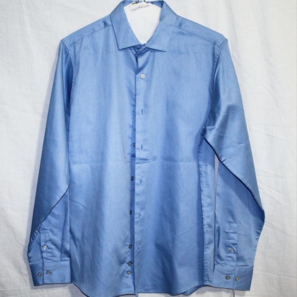 Calvin Klein Med Blue Shirt - Picture 1 of 6